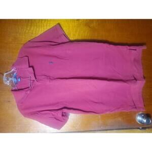 *SOLD* Men’s Burgundy Polo Ralph Lauren Collard Short Sleeve Top Size Small